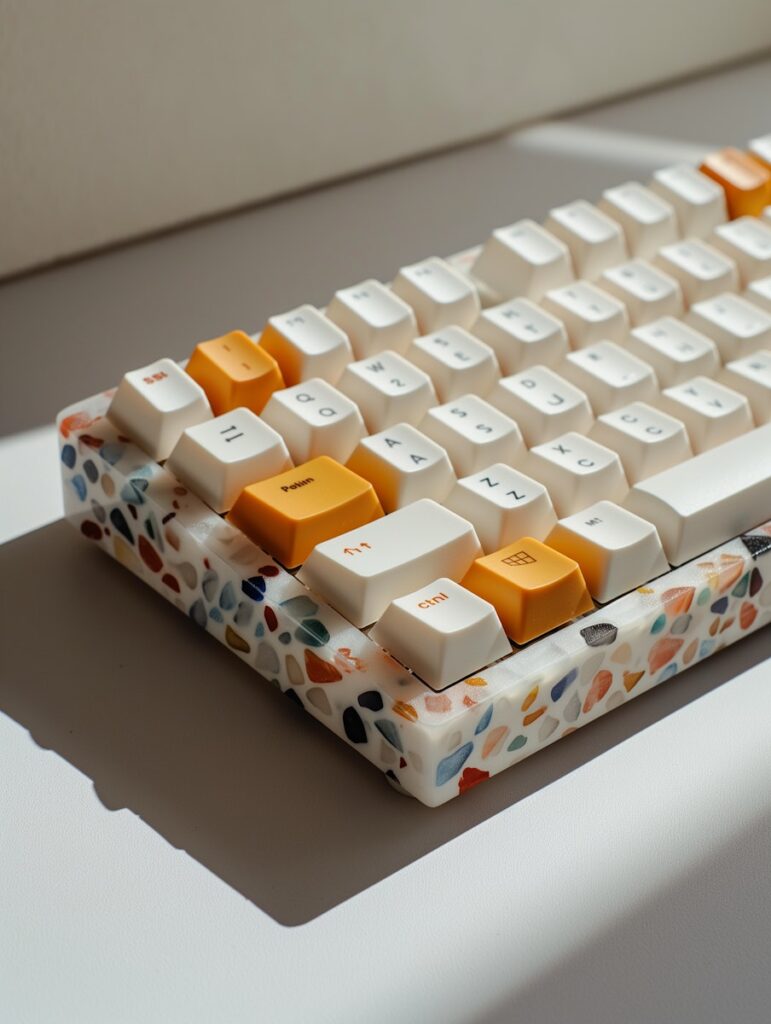 Farbige Tastatur.