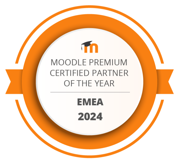 Siegel Moodle Premium Partner of the Year EMEA 2024